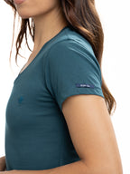 Camiseta Básica Femenina | Verde Botella, vista 6