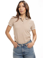 Polo Básico Femenino | Beige — foto 3