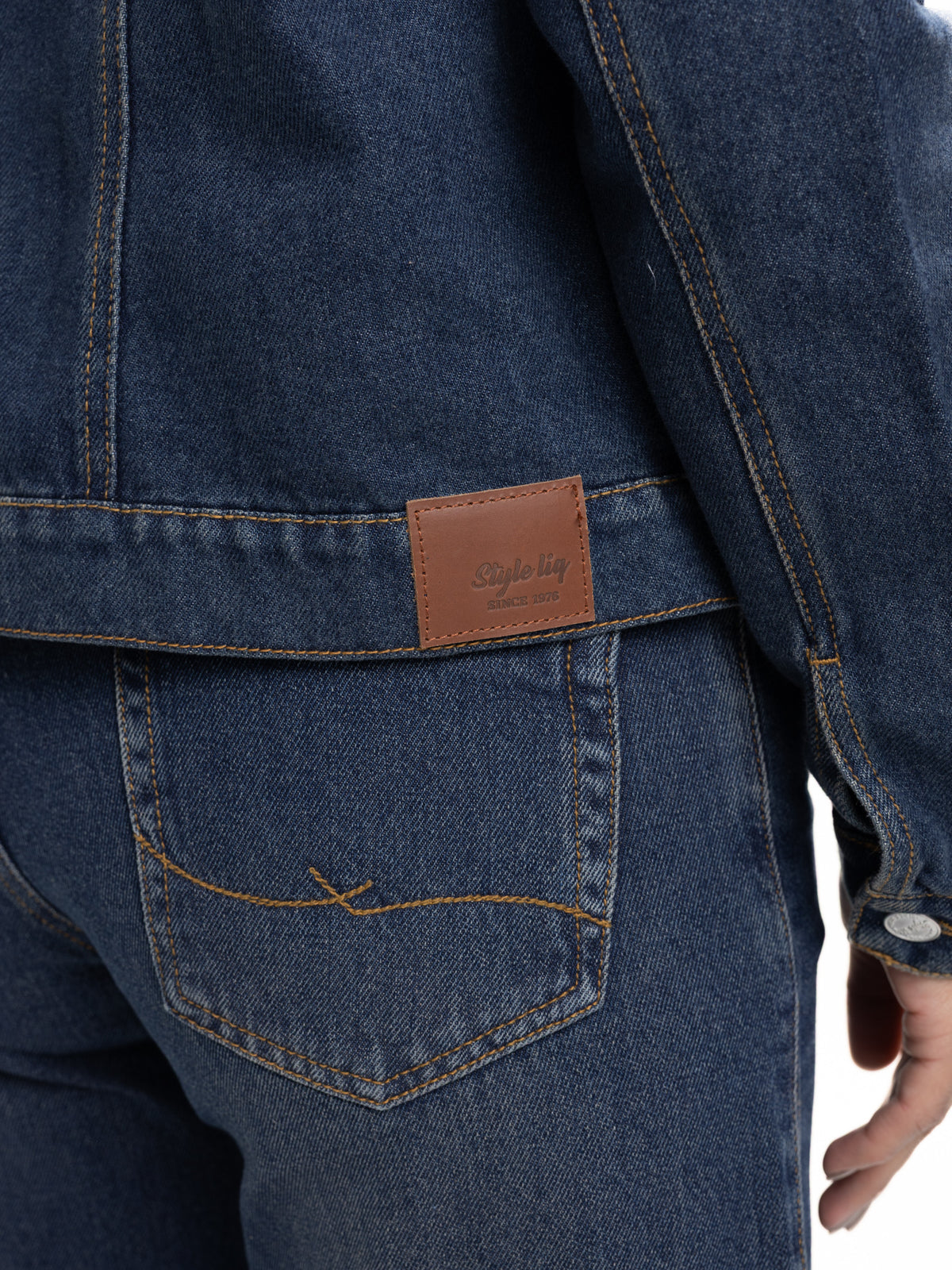 Chaqueta Denim Femenina | Azul Oscuro Clásico, vista 11