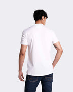 Camiseta básica para hombre manga corta cuello V