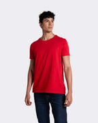 Camiseta básica para hombre manga corta cuello redondo