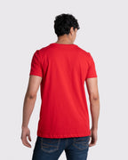Camiseta básica para hombre manga corta cuello redondo