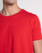 Camiseta básica para hombre manga corta cuello redondo