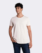 Camiseta básica para hombre manga corta cuello redondo