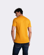 Camiseta básica para hombre manga corta cuello V