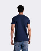 Camiseta básica para hombre manga corta cuello redondo