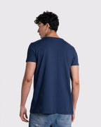 Camiseta básica para hombre manga corta cuello redondo