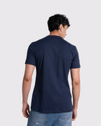 Camiseta básica para hombre manga corta cuello V