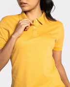 Camiseta tipo polo para mujer manga corta