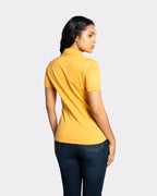 Camiseta tipo polo para mujer manga corta