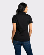 Camiseta tipo polo para mujer manga corta