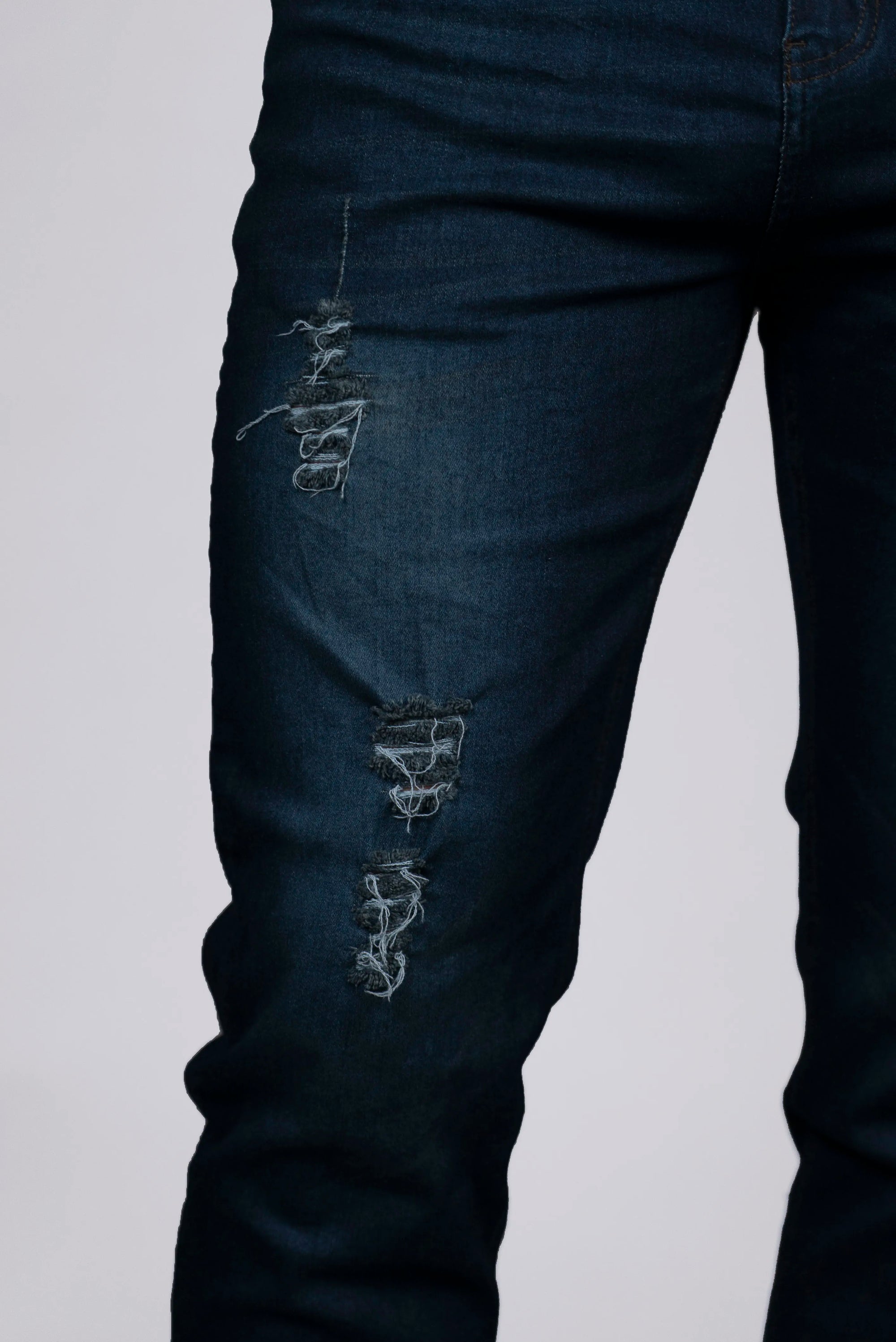 Jeans Rotos con Efecto Desgastado
