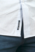 Camisa de Cuadros con Detalles Azules