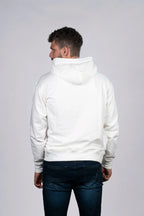 Hoodie Blanco con Estampado Colorido y Logo Style Liq