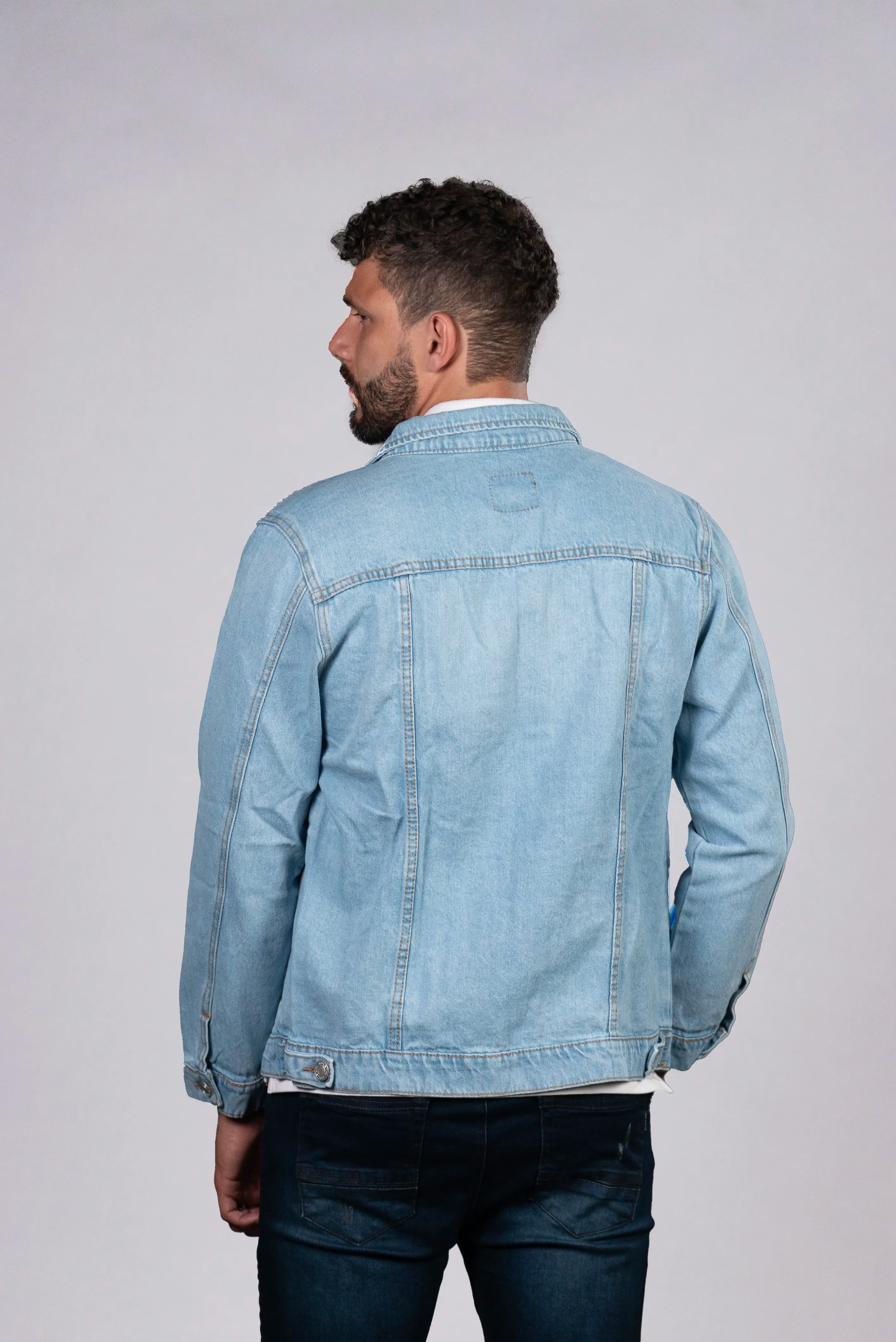 Chaqueta de Jean Azul Claro