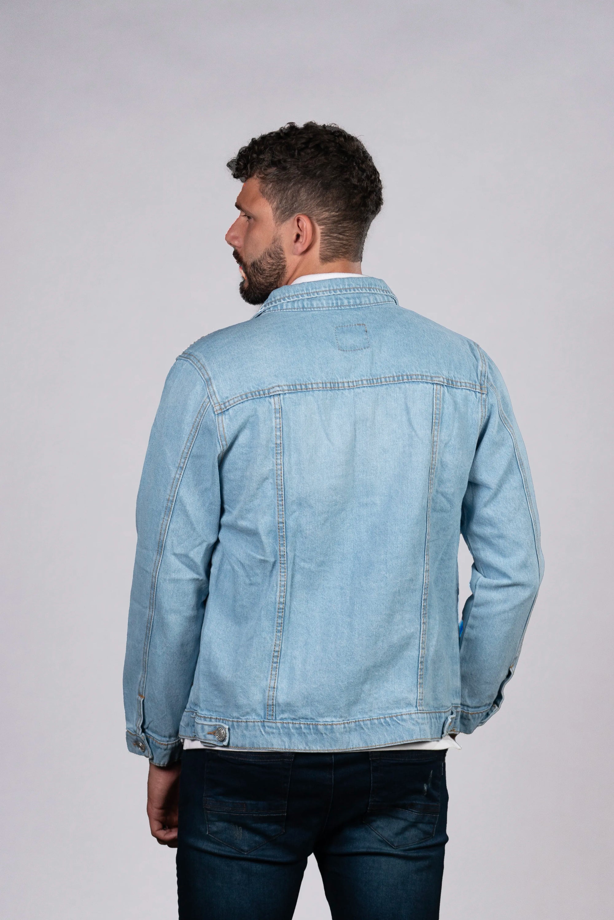 Chaqueta de Jean Azul Claro