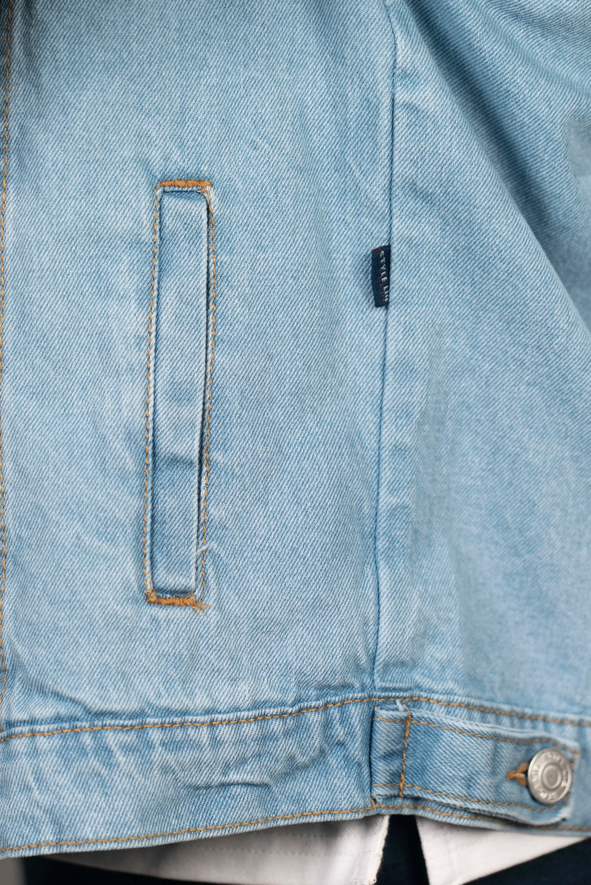 Chaqueta de Jean Azul Claro
