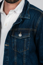 Chaqueta de Jean Azul Oscuro