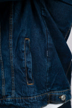 Chaqueta de Jean Azul Oscuro