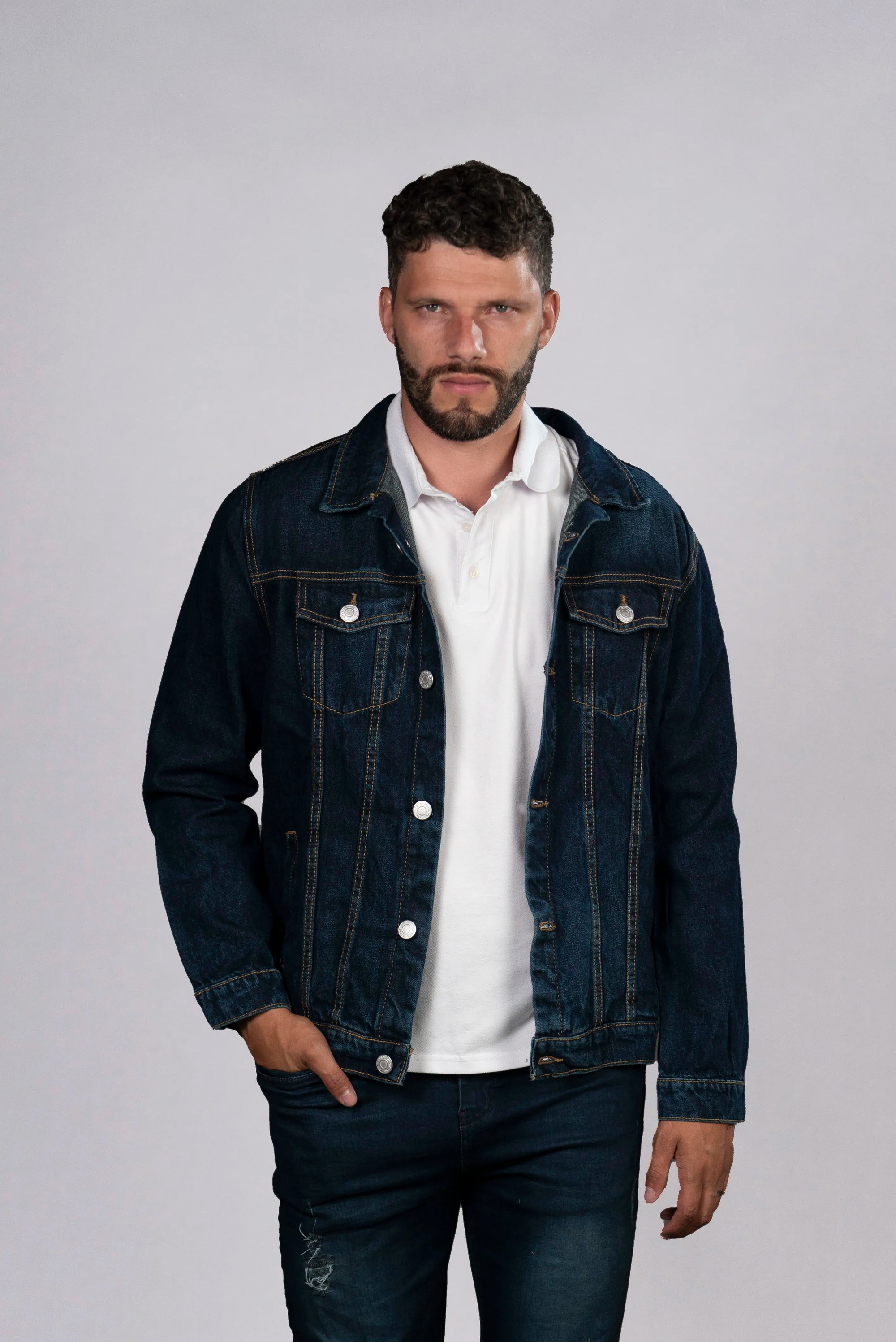 Chaqueta de Jean Oscuro