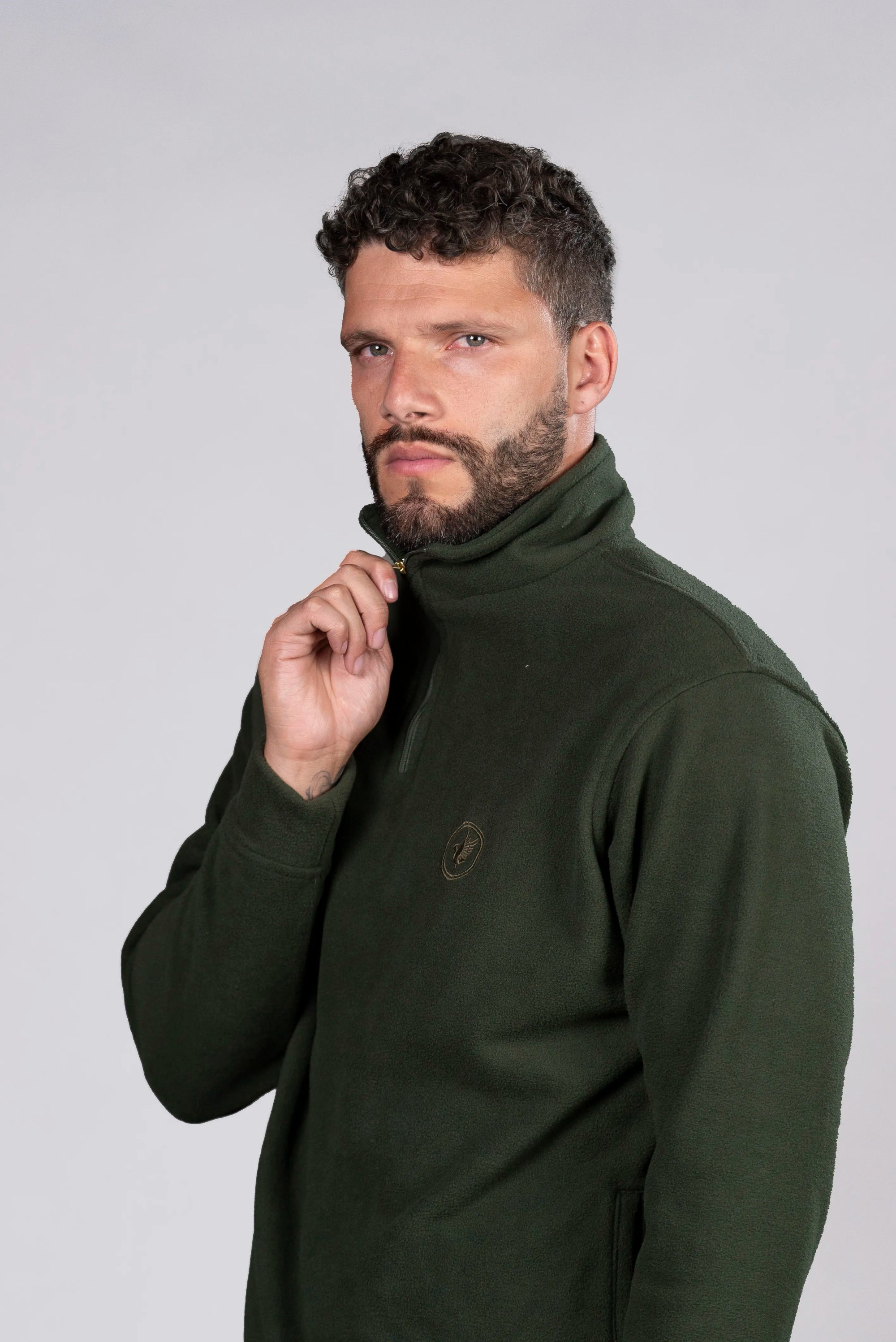 Buso Acolchado Verde con Cremallera