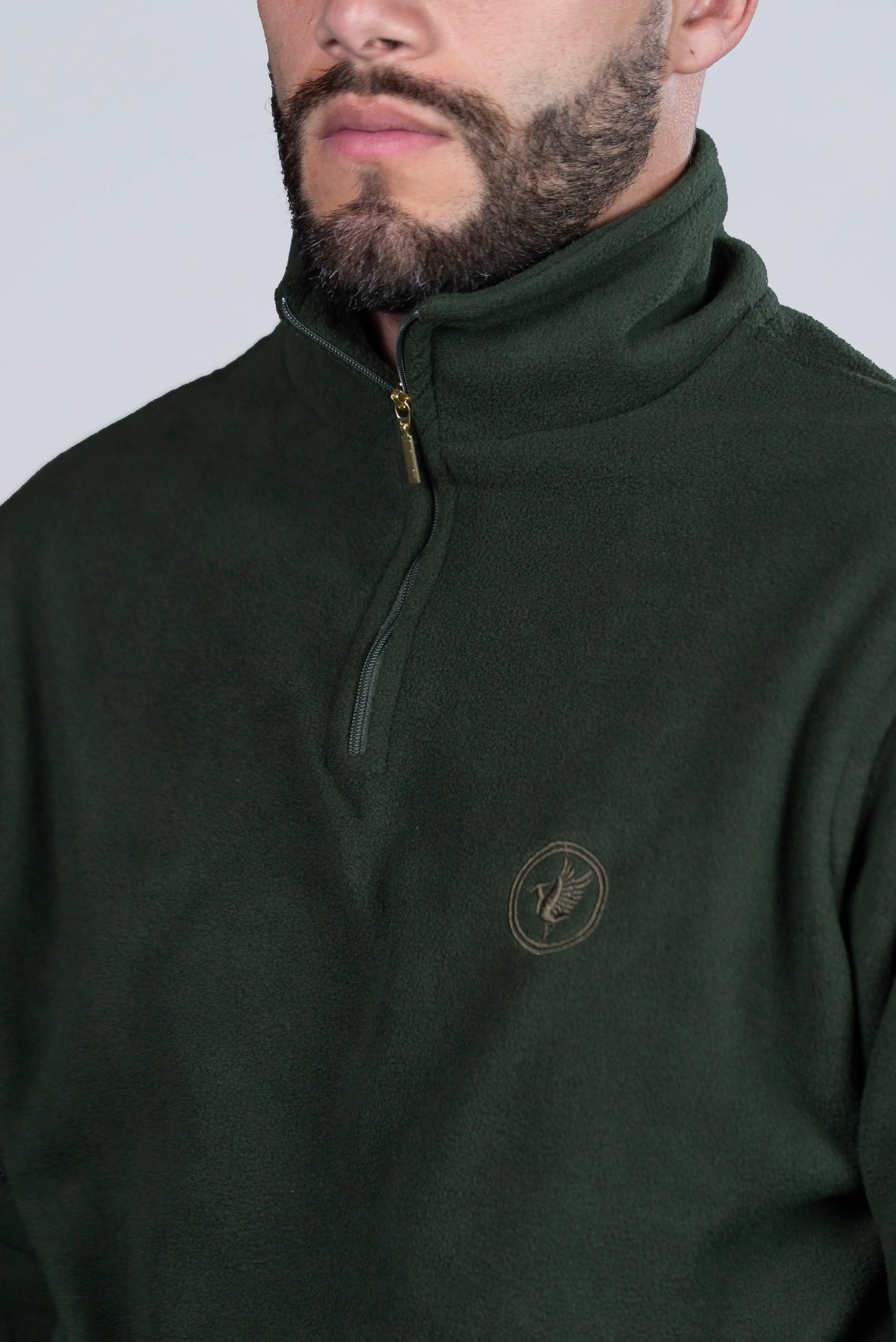 Buso Acolchado Verde con Cremallera