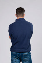 Buso Acolchado Azul Marino con Cremallera