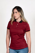 Polo Vinotinto de Algodón