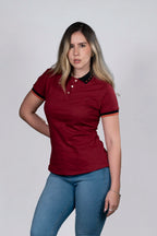 Polo Vinotinto de Algodón