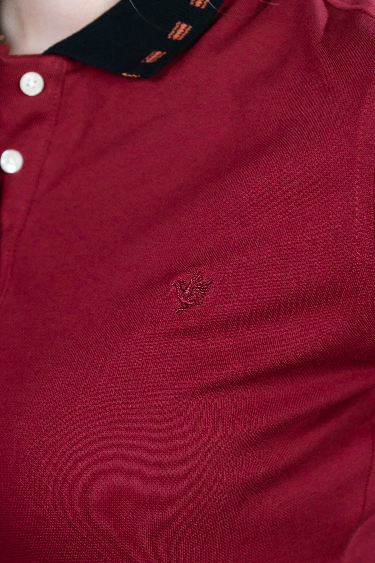 Polo Vinotinto de Algodón