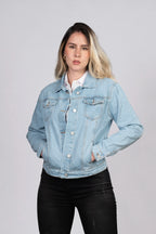 Chaqueta de Jean Azul Claro