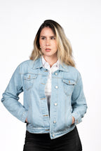 Chaqueta de Jean Azul Claro