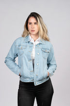 Chaqueta de Jean Azul Claro