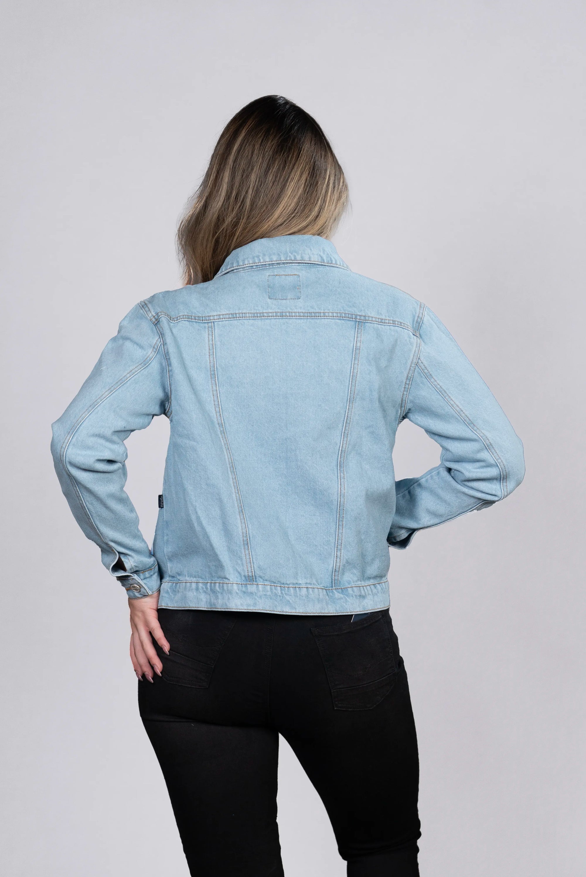 Chaqueta de Jean Azul Claro
