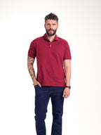 Polo Básico Masculino | Vinotinto