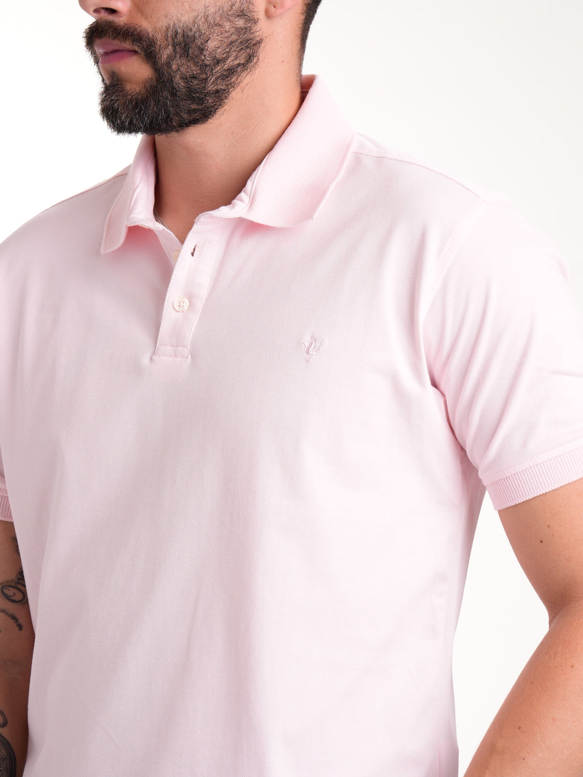 Polo Básico Masculino | Palo Rosa