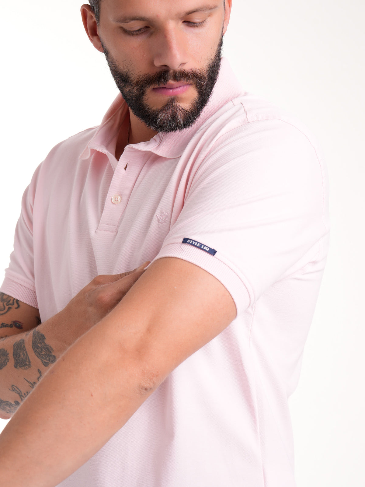 Polo Básico Masculino | Palo Rosa