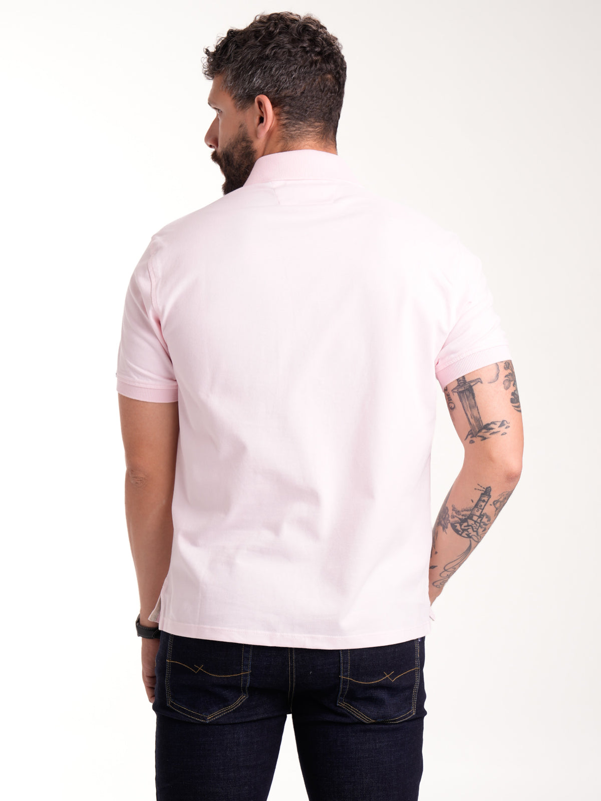 Polo Básico Masculino | Palo Rosa