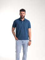 Polo Básico Masculino | Azul Petróleo