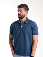 Polo Básico Masculino | Azul Petróleo