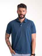 Polo Básico Masculino | Azul Petróleo