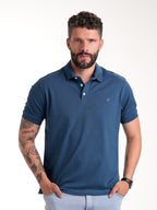 Polo Básico Masculino | Azul Petróleo
