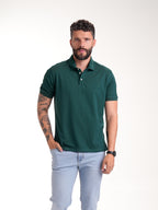 Polo Básico Masculino | Verde Botella — foto 1