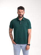 Polo Básico Masculino | Verde Botella — foto 2