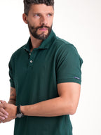 Polo Básico Masculino | Verde Botella — foto 4
