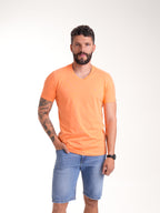 Camiseta Básica Masculina | Naranja