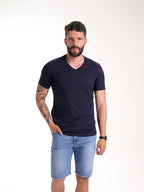 Camiseta Básica Masculina | Azul Oscuro — foto 1