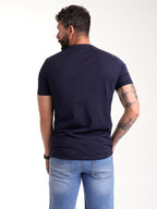 Camiseta Básica Masculina | Azul Oscuro — foto 6