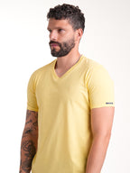 Camiseta Básica Masculina | Amarillo — foto 4