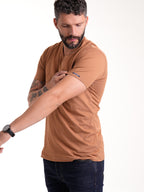Camiseta Básica Masculina | Café Claro — foto 5